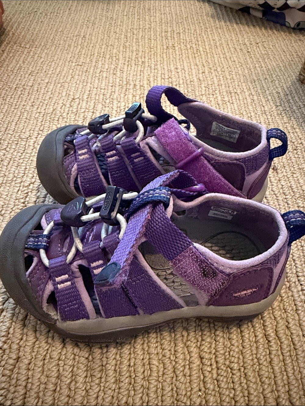 Keen Purple Kids Closed-Toe Hiking Sandals